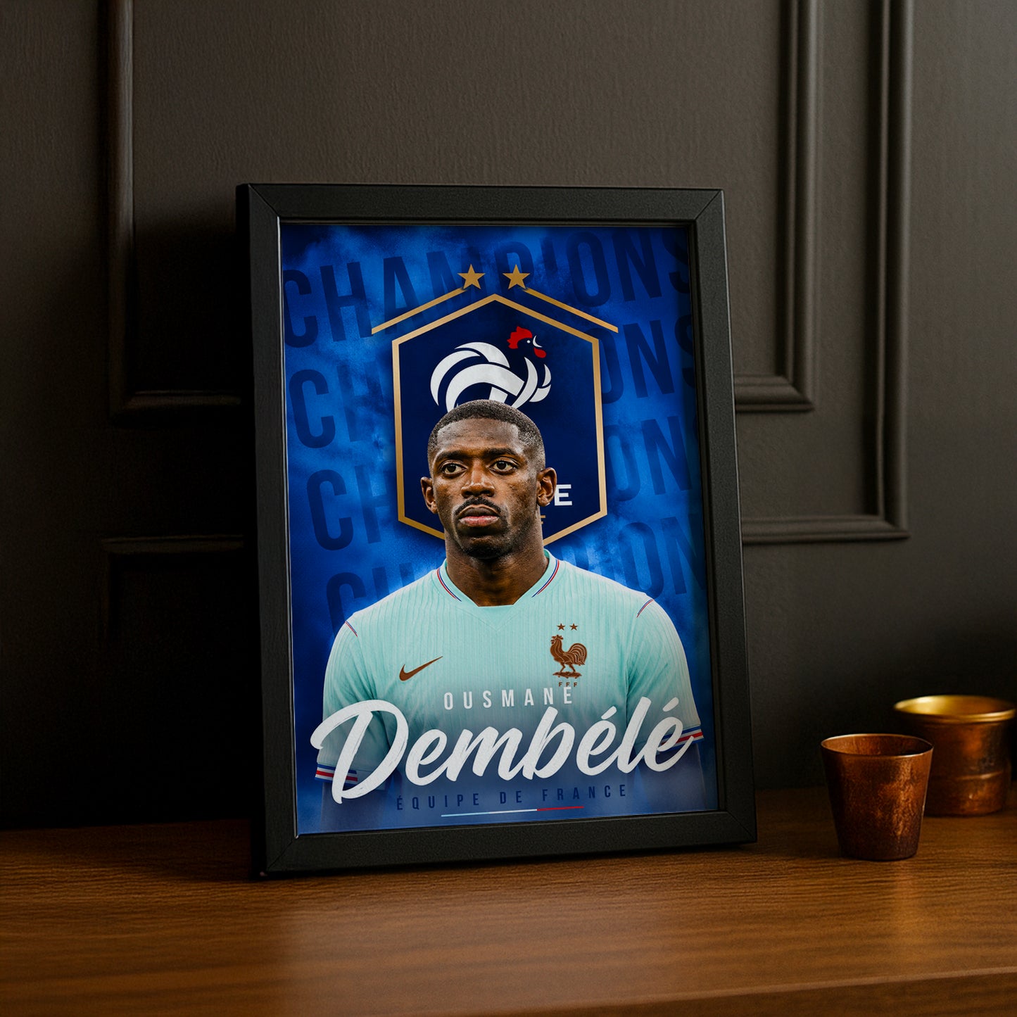 Cadre Photo Ousmane Dembélé – Équipe de France TonCadre