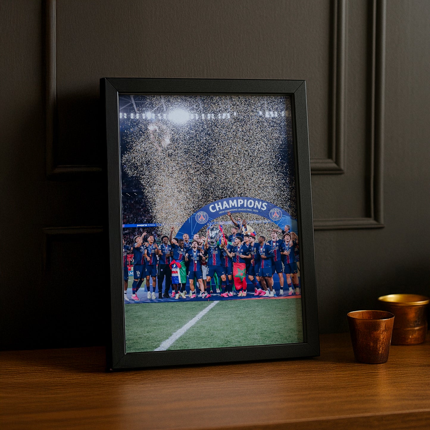 Cadre Photo PSG – Célébration Officielle Champions League Final 2026 | Toute l'Équipe TonCadre