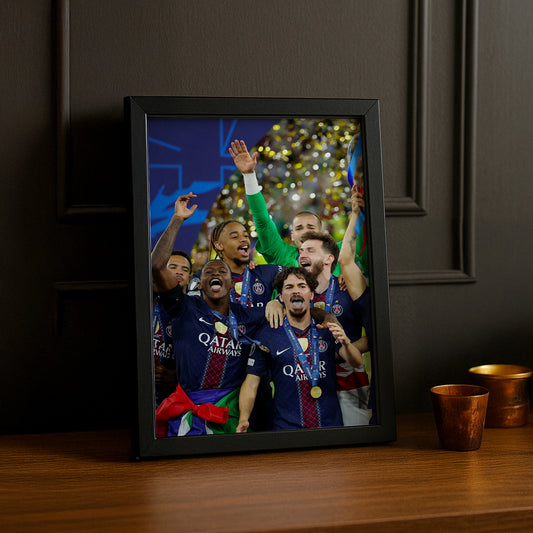 Cadre Photo PSG – Joie Collective Champions League 2026 | Célébration Équipe TonCadre