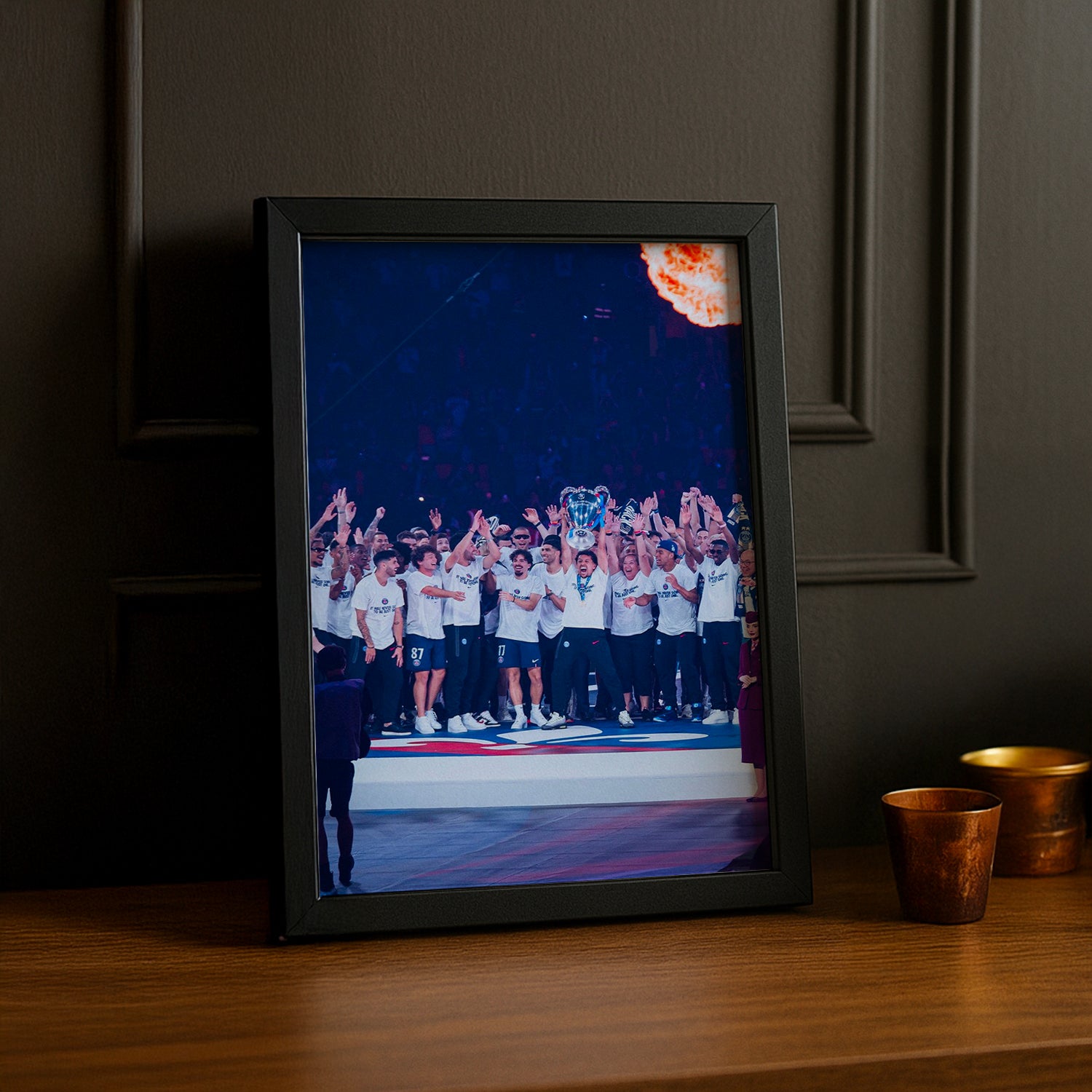 Cadre Photo PSG – Parade au Parc des Princes Champions League 2026 TonCadre