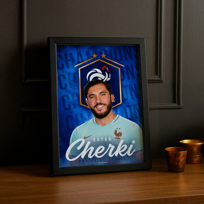 Cadre Photo Rayan Cherki – Équipe de France TonCadre