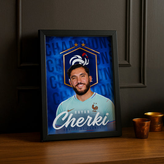 Cadre Photo Rayan Cherki – Équipe de France TonCadre