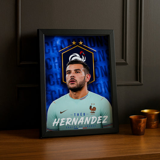 Cadre Photo Théo Hernandez – Équipe de France TonCadre