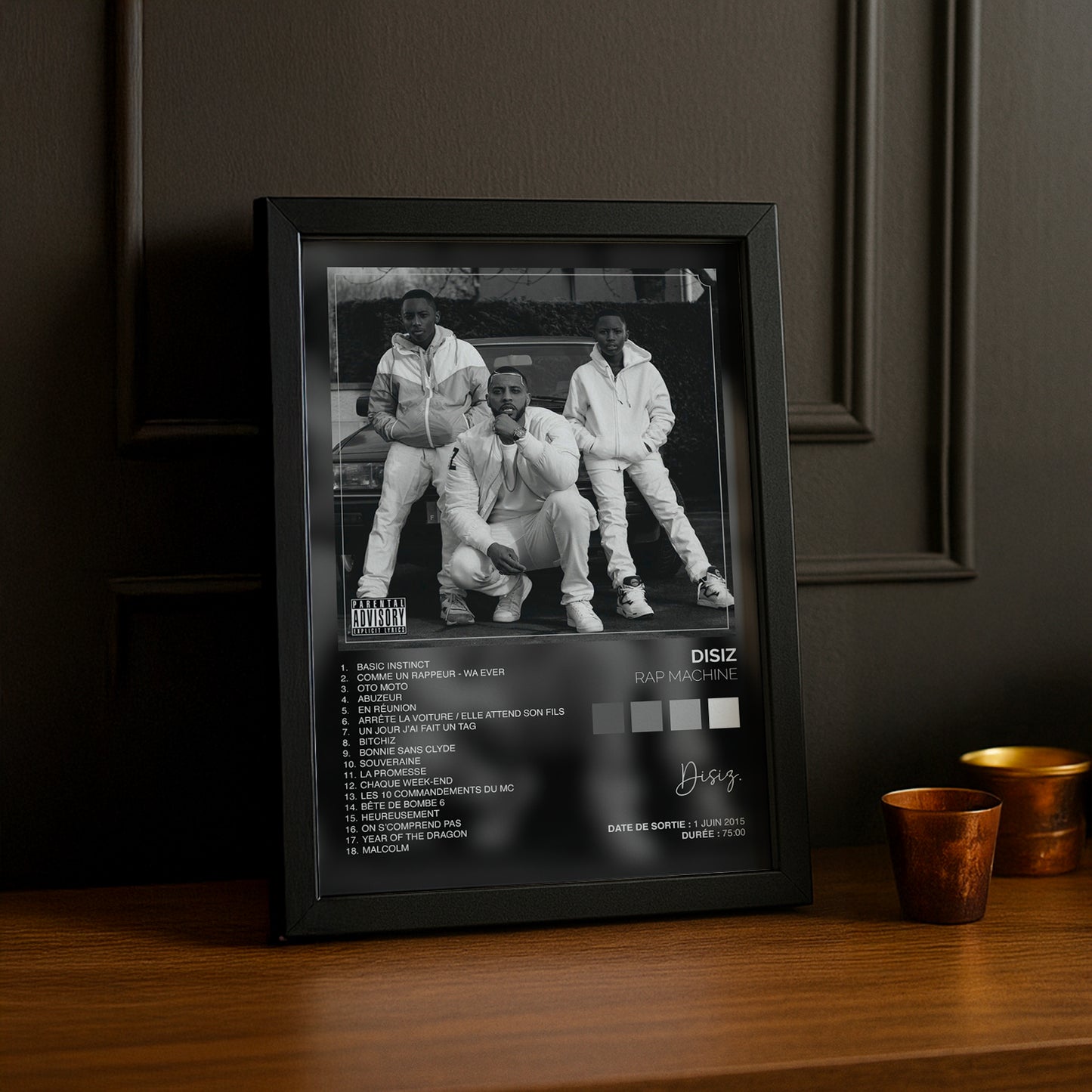 Cadre Photo Disiz - Rap Machine