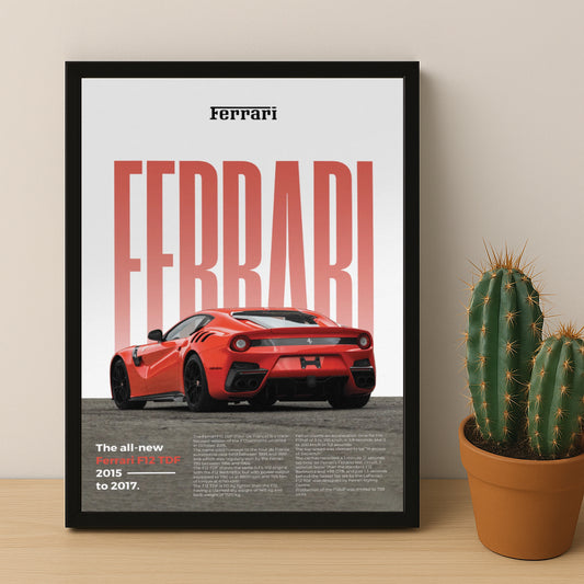Poster Voitures - Ferrari F12 TDF