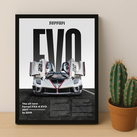 Poster Voitures - Ferrari FXX-K EVO