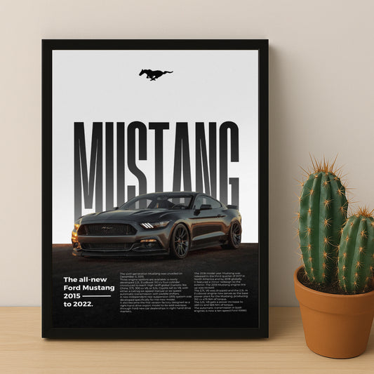Poster Voitures - Ford Mustang 2015