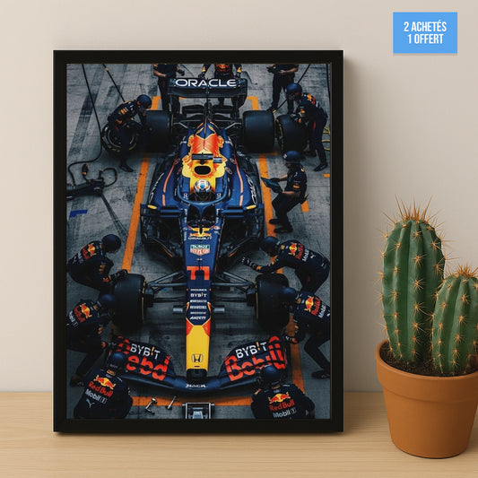 Poster encadrée Formule 1 - Redbull