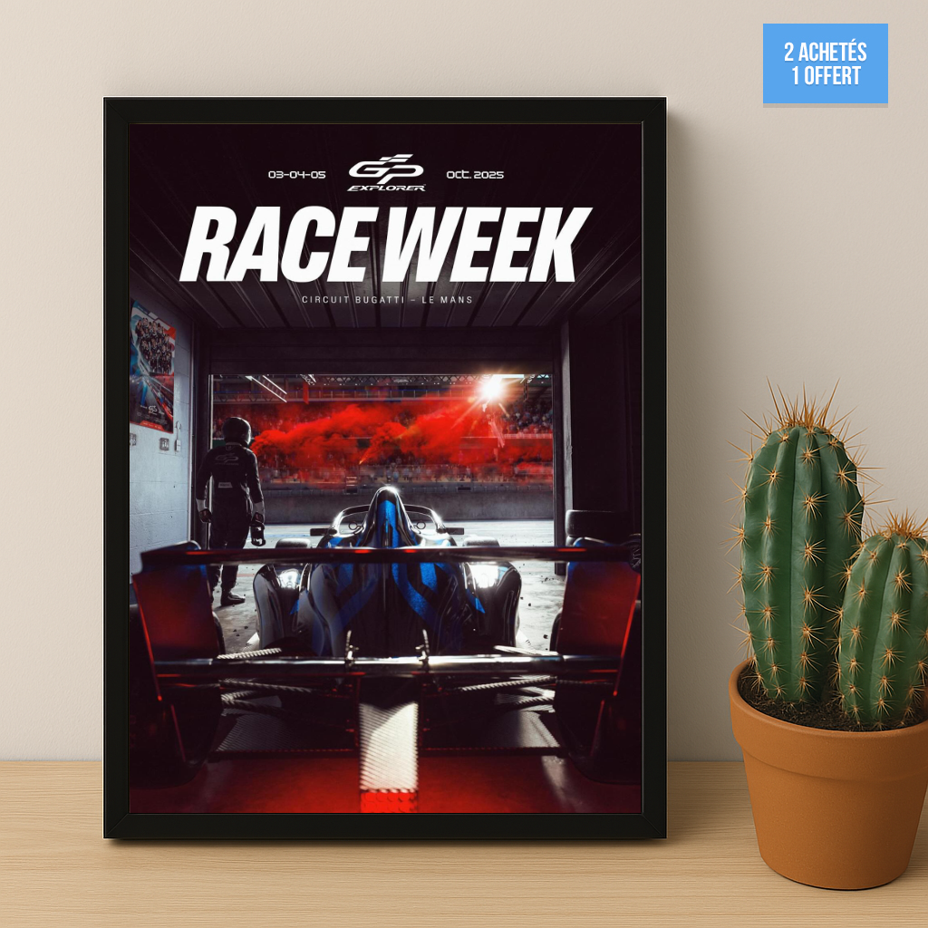 Poster encadrée GP Explorer - Race Week