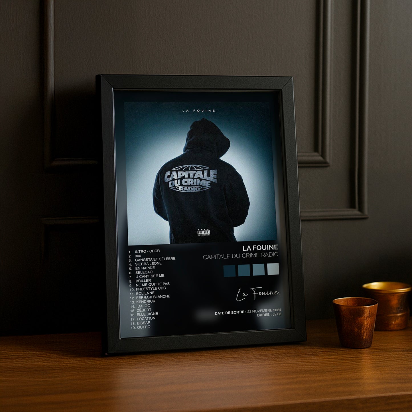 Cadre Photo La Fouine - Capitale du Crime Radio