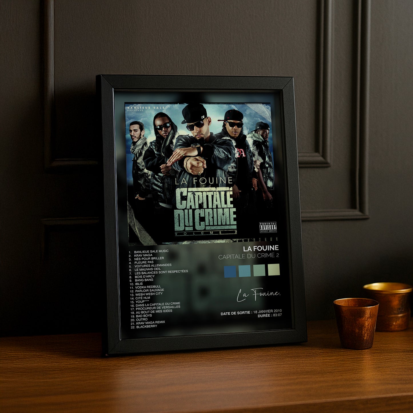 Cadre Photo La Fouine - Capitale du crime 2