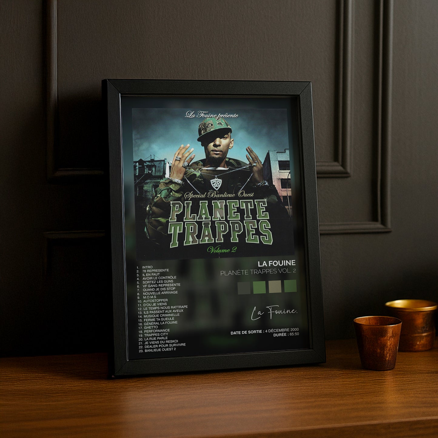 Cadre Photo La Fouine - Planète Trappes Vol 2