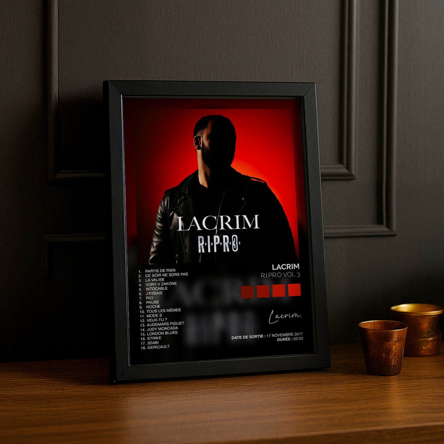 Cadre Photo Lacrim - RIPRO 3