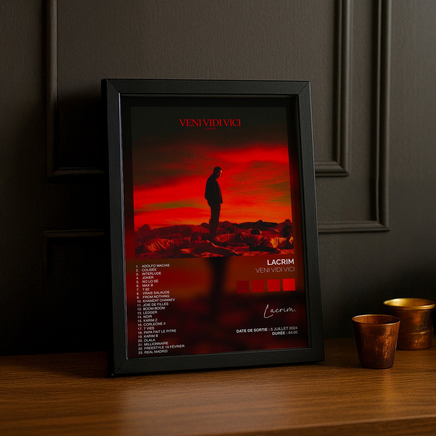 Cadre Photo Lacrim - Veni Vidi Vici