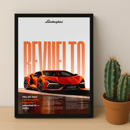 Poster Voitures - Lamborghini Revuelto