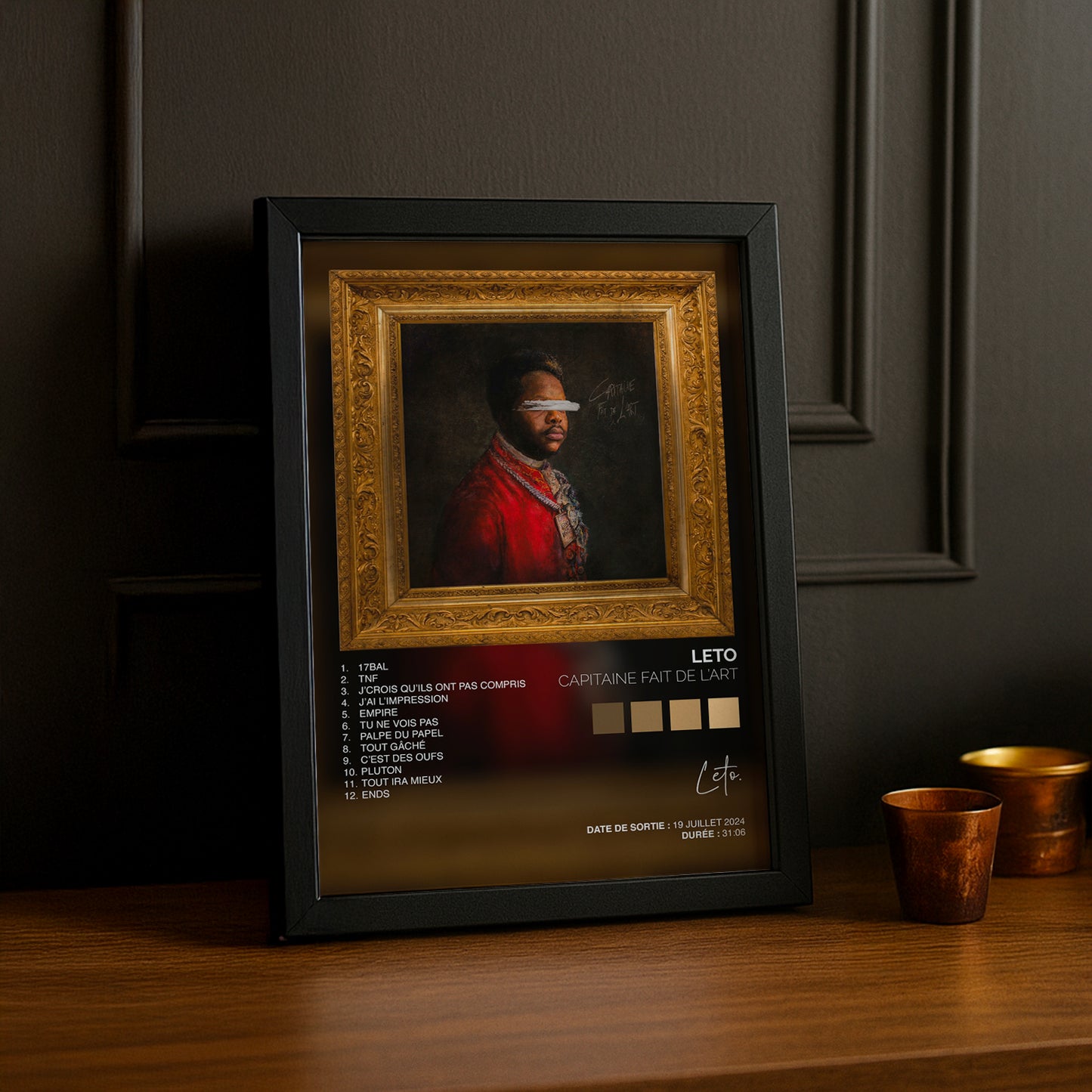 Cadre Photo Leto - Capitaine fait de l'art