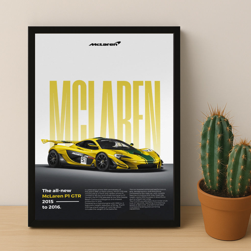 Poster Voitures - McLaren P1 GTR