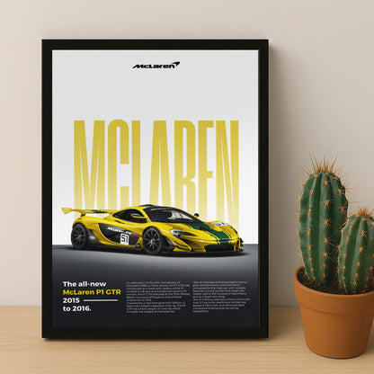 Poster Voitures - McLaren P1 GTR