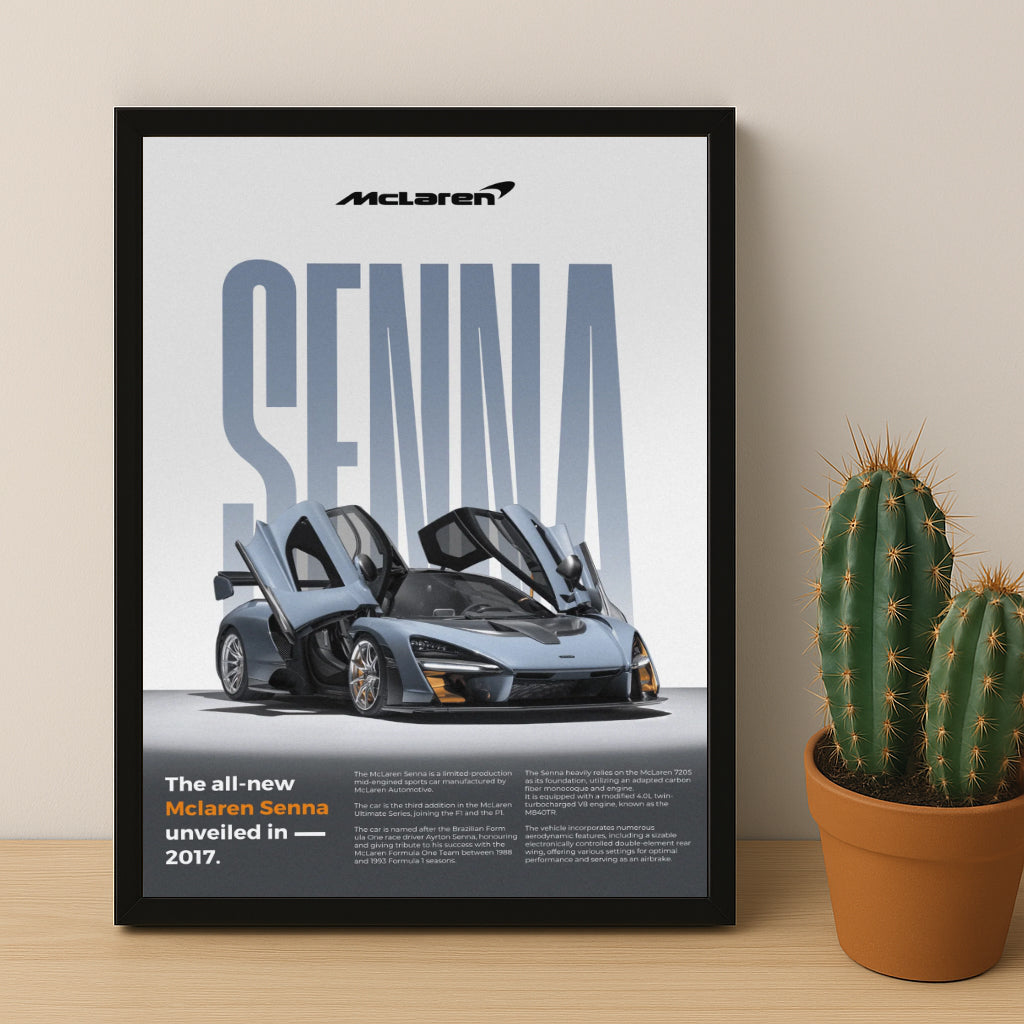 Poster Voitures - McLaren Senna