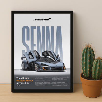 Poster Voitures - McLaren Senna