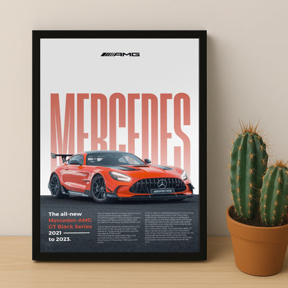 Poster Voitures - Mercedes AMG GT Black Series