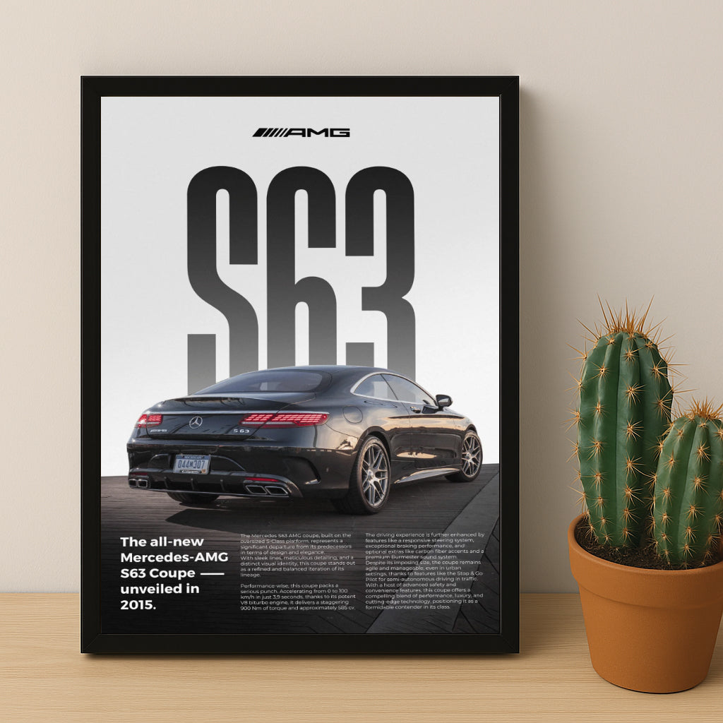 Poster Voitures - Mercedes AMG S63