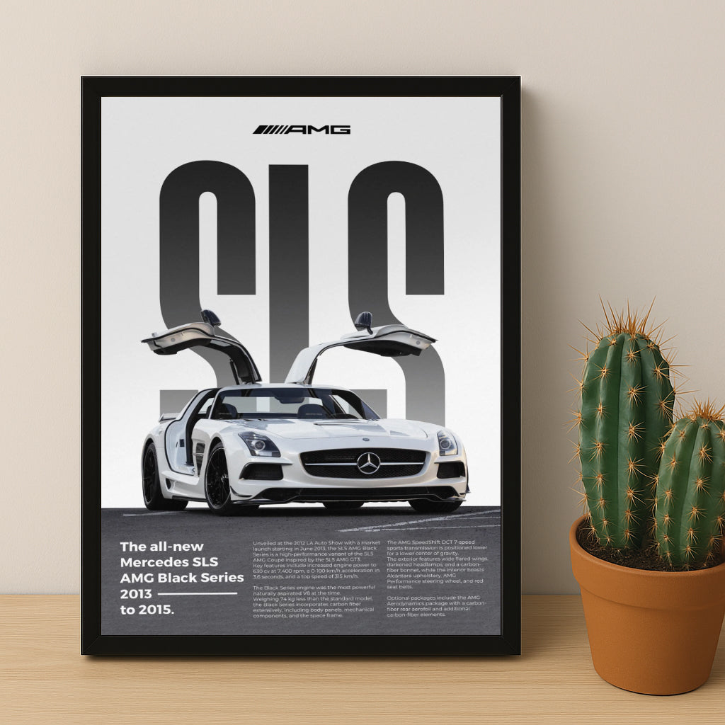 Poster Voitures - Mercedes SLS AMG Black Series