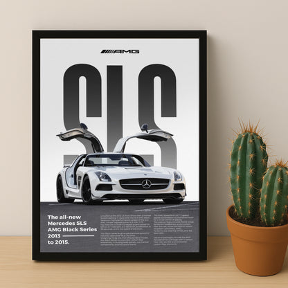 Poster Voitures - Mercedes SLS AMG Black Series