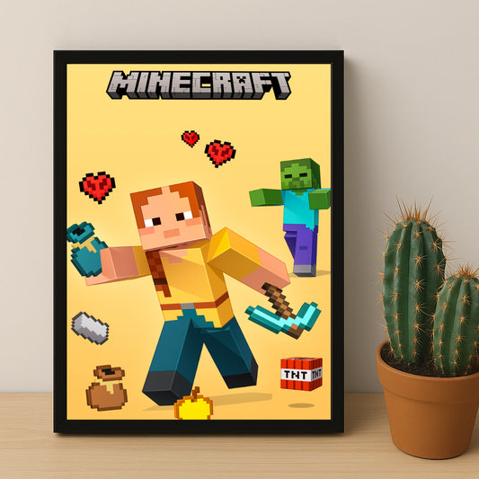 Cadre photo Minecraft - Bundles of Bravery