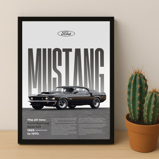 Poster Voitures - Ford Mustang Boss 429