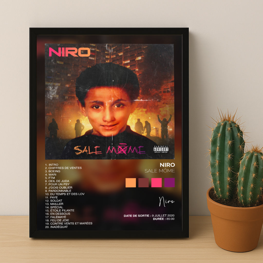 Cadre photo Album Musicaux - Sale Môme de Niro