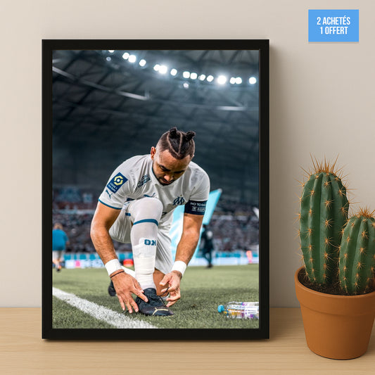 Poster encadrée Olympique de Marseille - Dimitri Payet