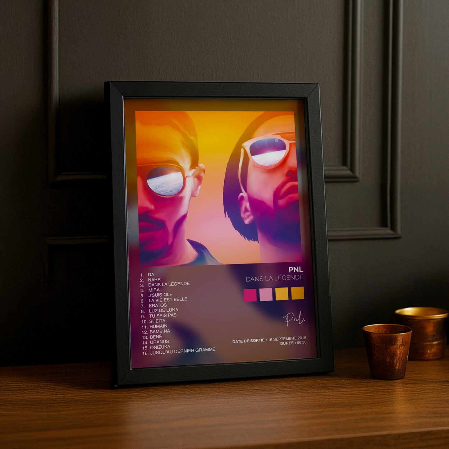 Cadre Photo PNL - Dans La Légende