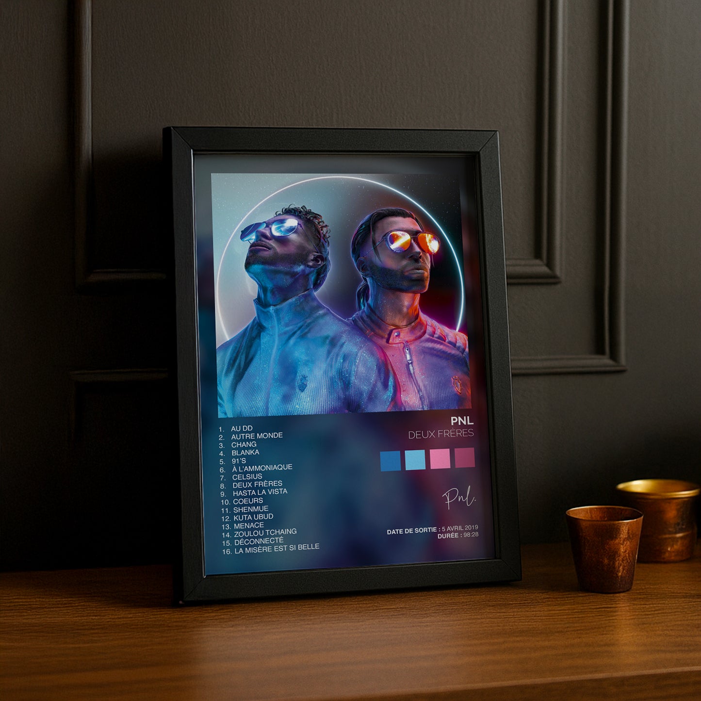 Cadre Photo PNL - Deux Frères