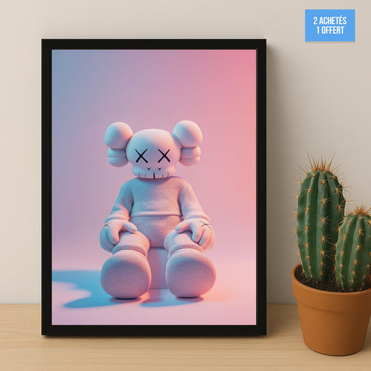 Poster Kaws - Companion Rose