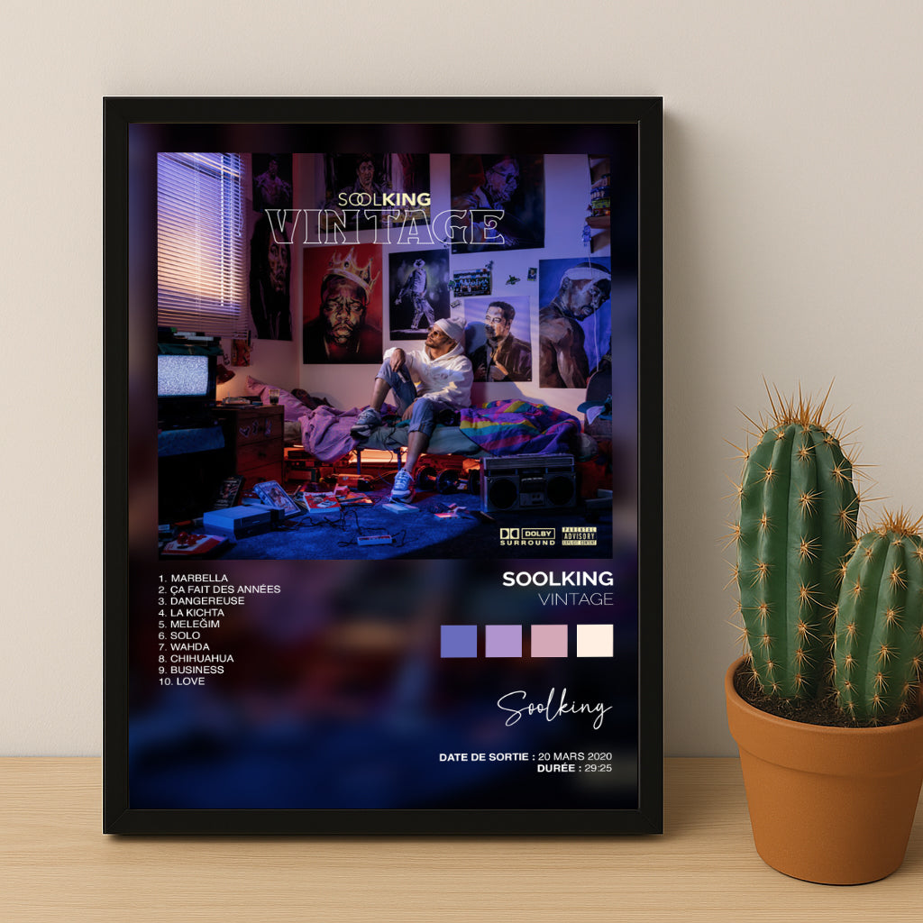 Cadre photo Album Musicaux - Vintage de Soolking