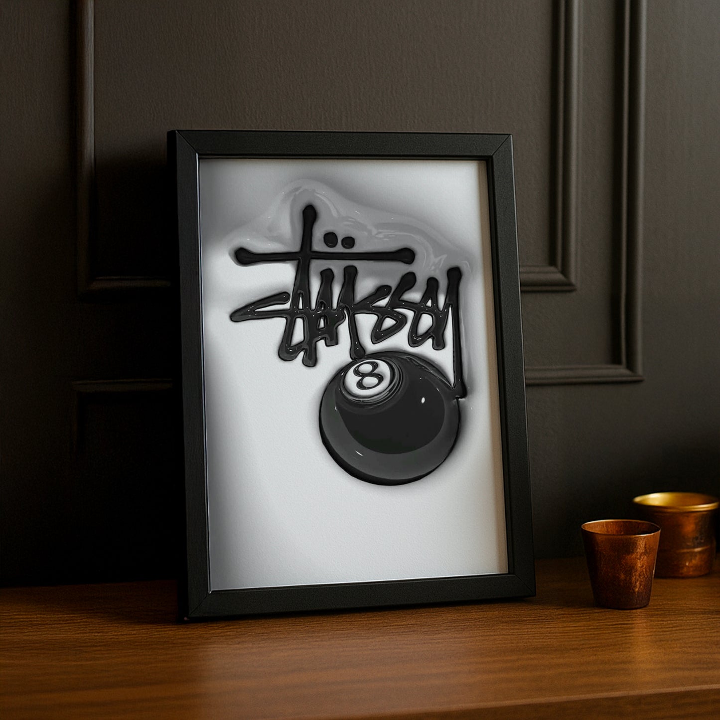 Cadre photo Stüssy 8 logo