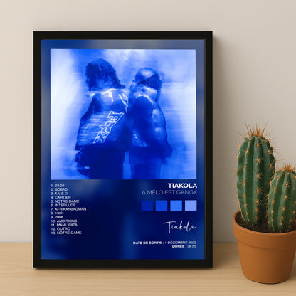 Cadre photo Album Musicaux - La Mélo est gangx de Tiakola