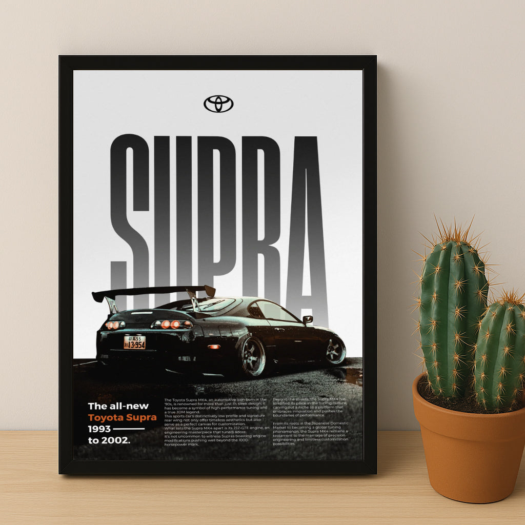 Poster Voitures - Toyota Supra