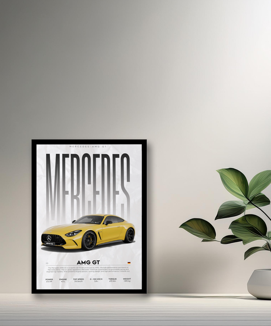 Cadre photo Mercedes AMG GT