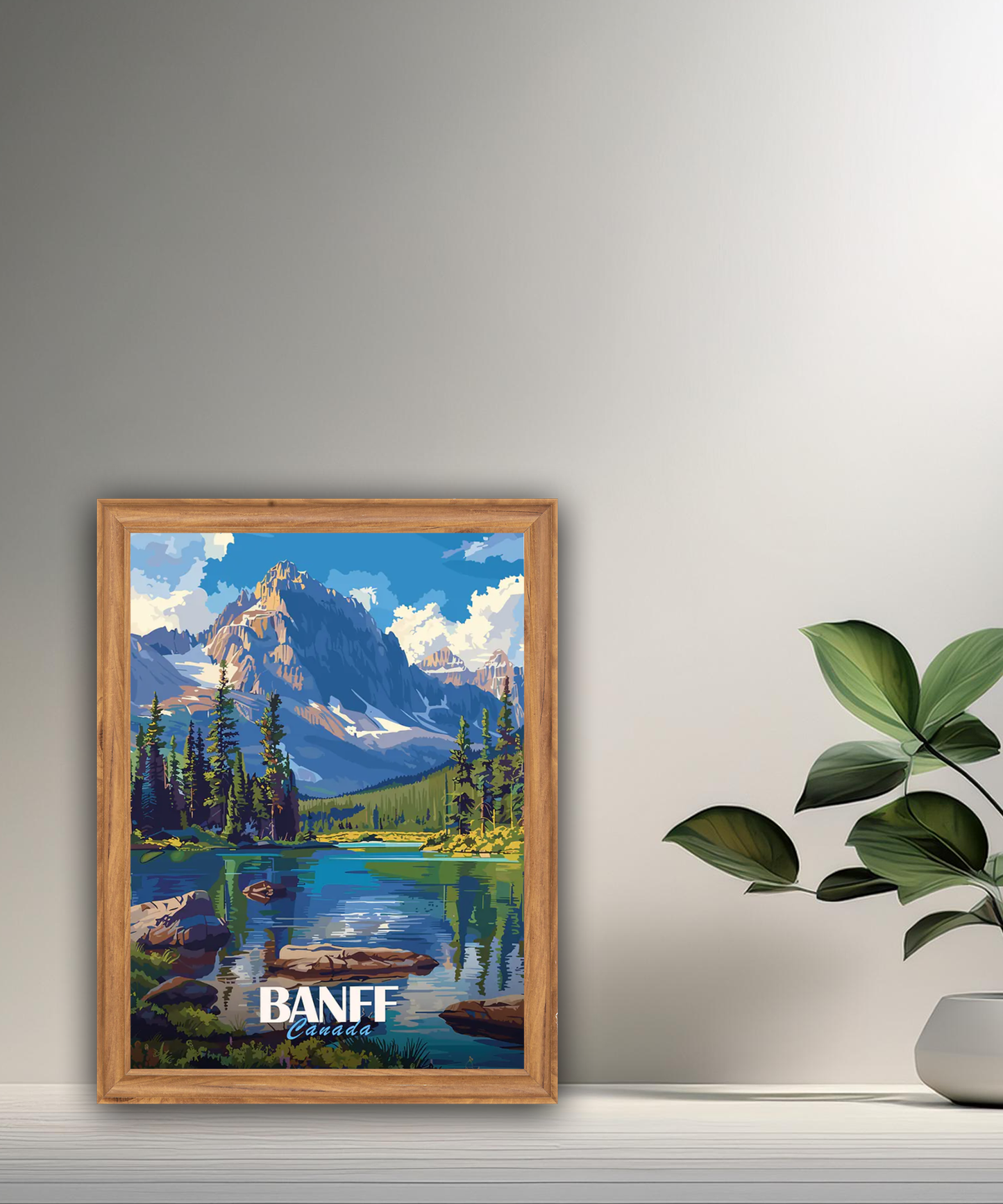 Cadre photo Banff Canada