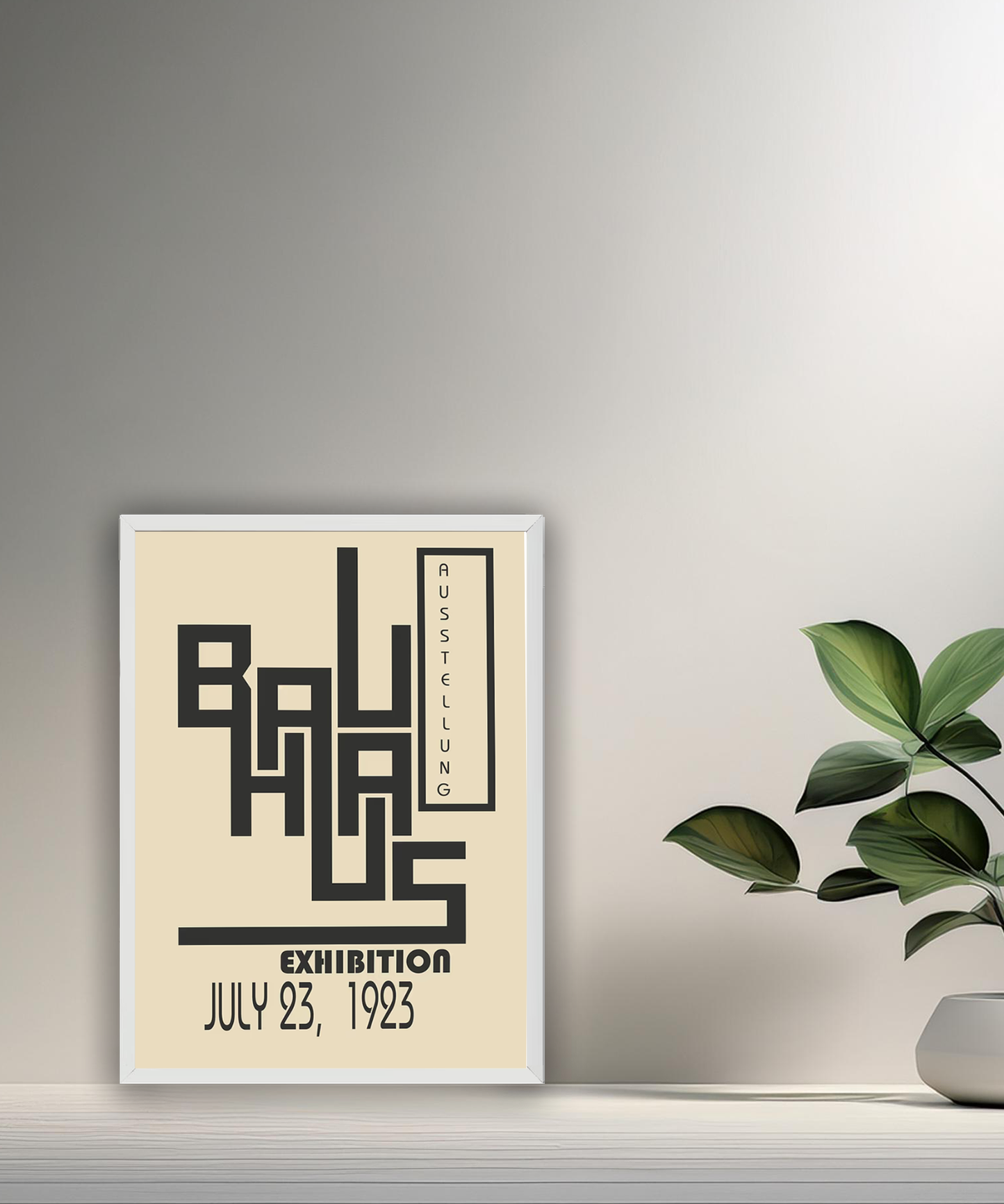 Cadre photo Bauhaus Exhibition July 23 1923