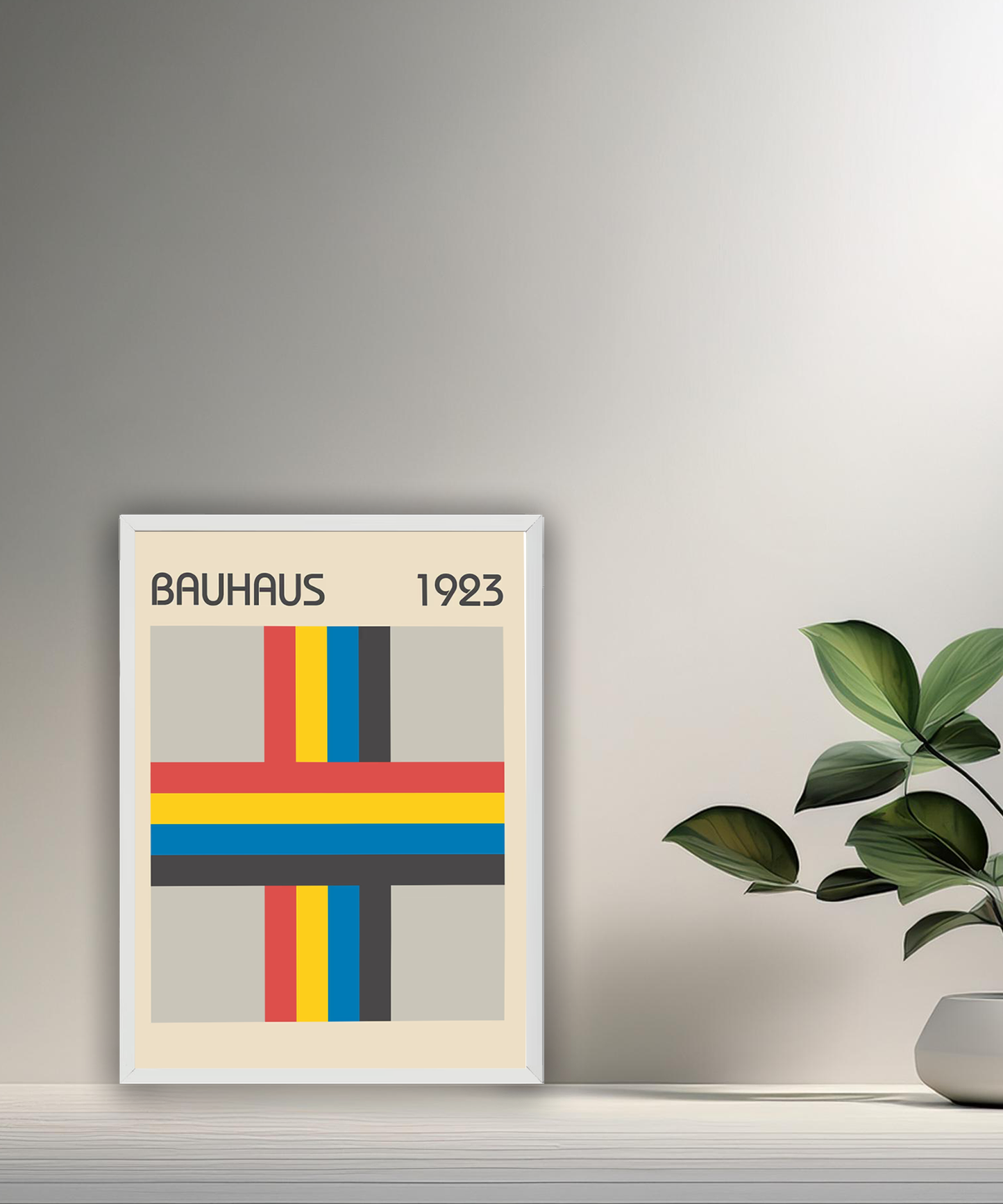 Cadre photo Bauhaus croix 1923