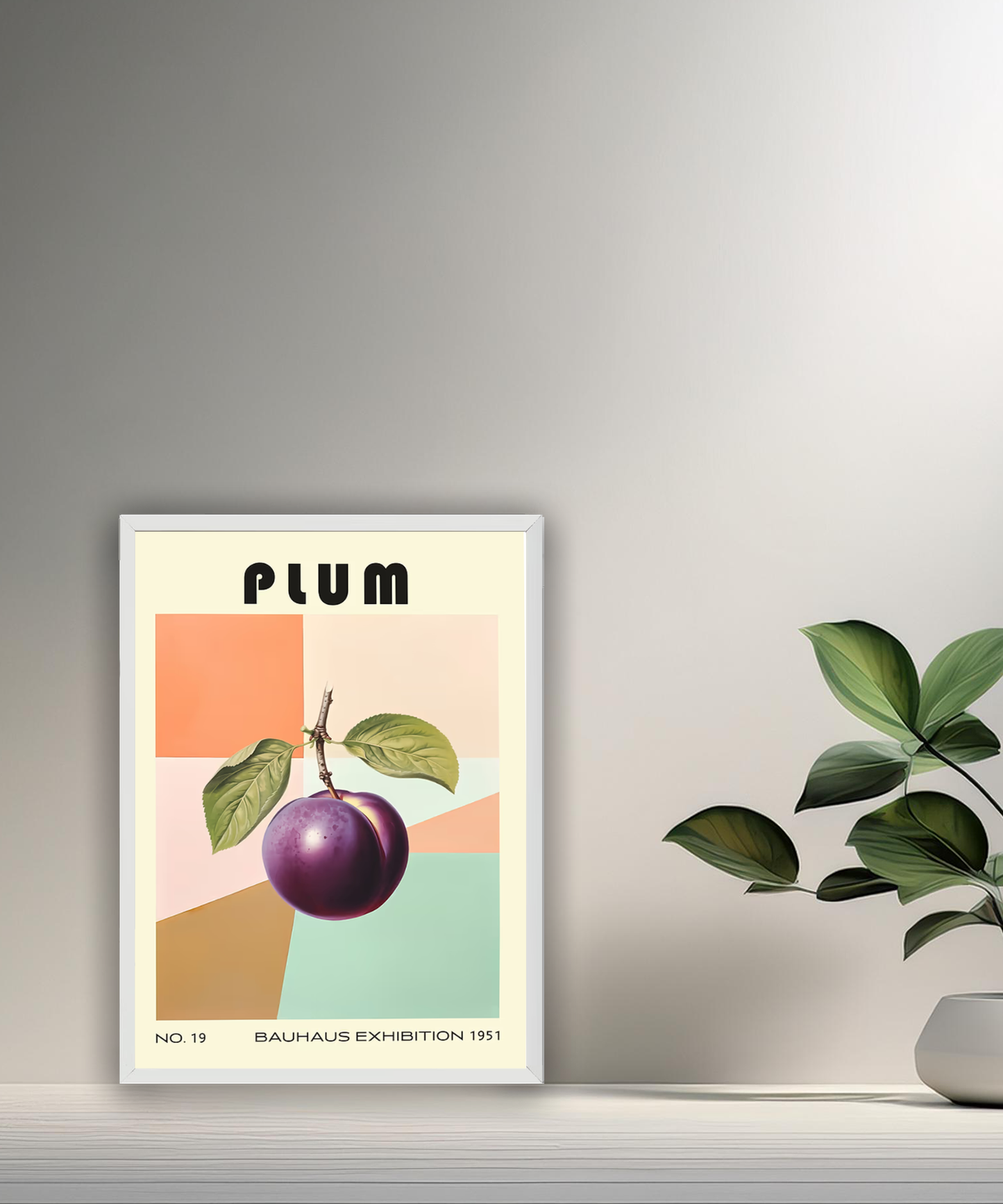 Cadre photo Bauhaus Plum