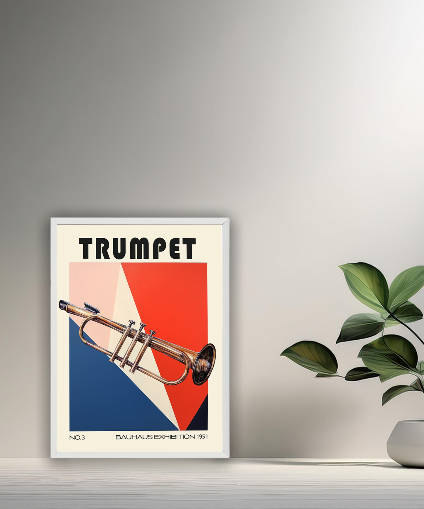 Cadre photo Bauhaus Trumpet