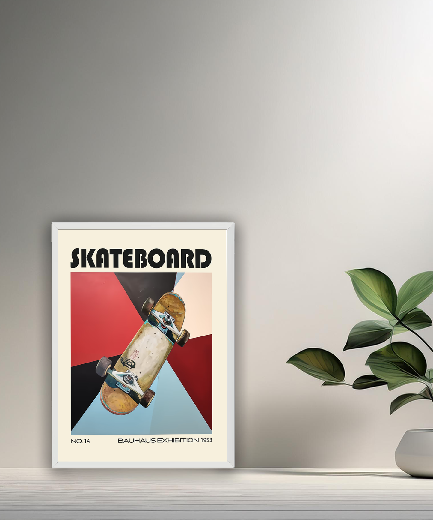 Cadre photo Bauhaus Skateboard