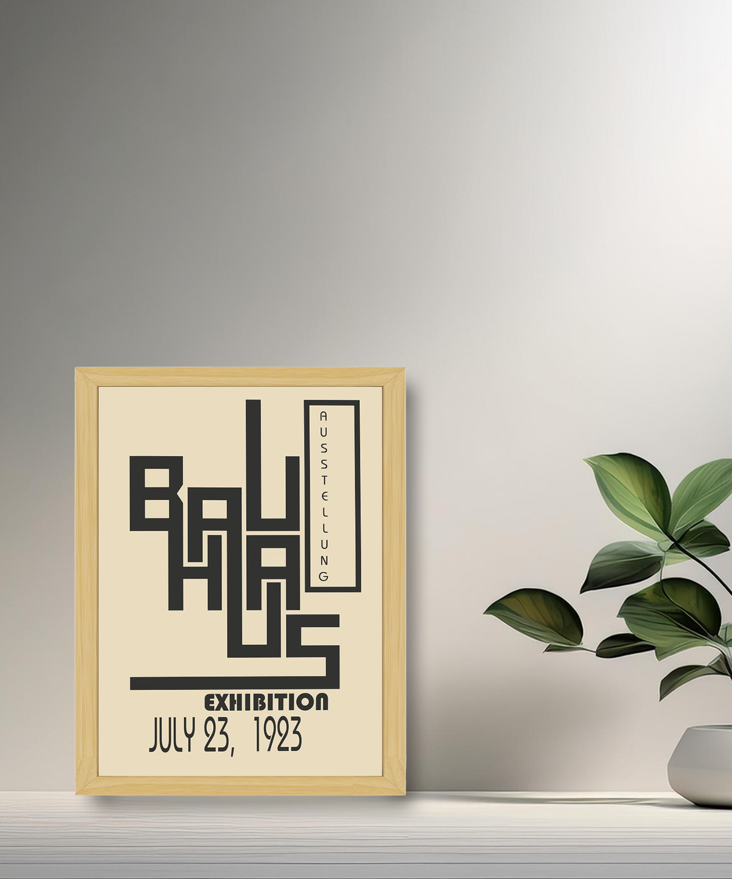 Cadre photo Bauhaus Exhibition July 23 1923