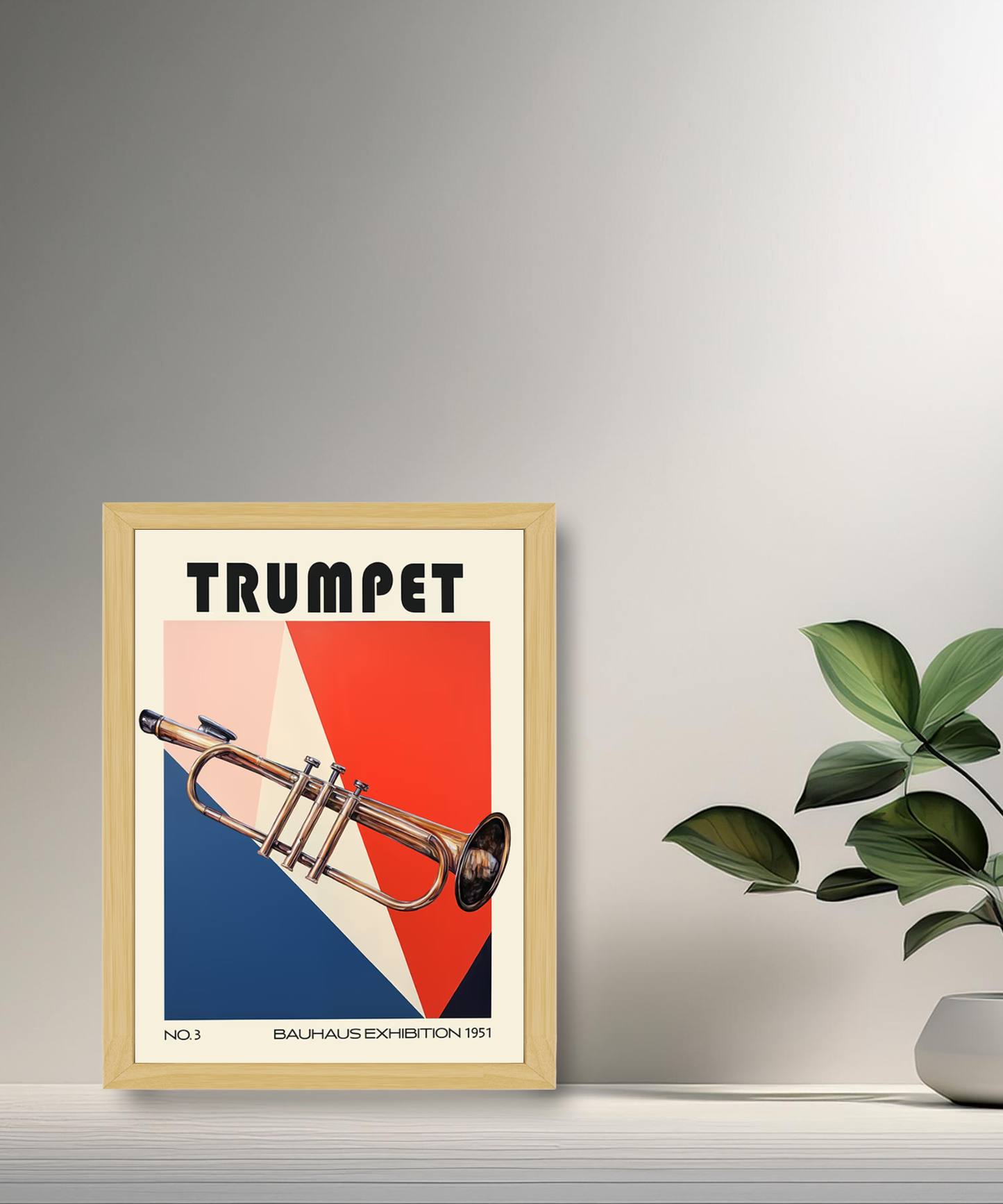 Cadre photo Bauhaus Trumpet