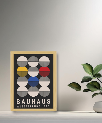 Cadre photo Bauhaus 1923 noir