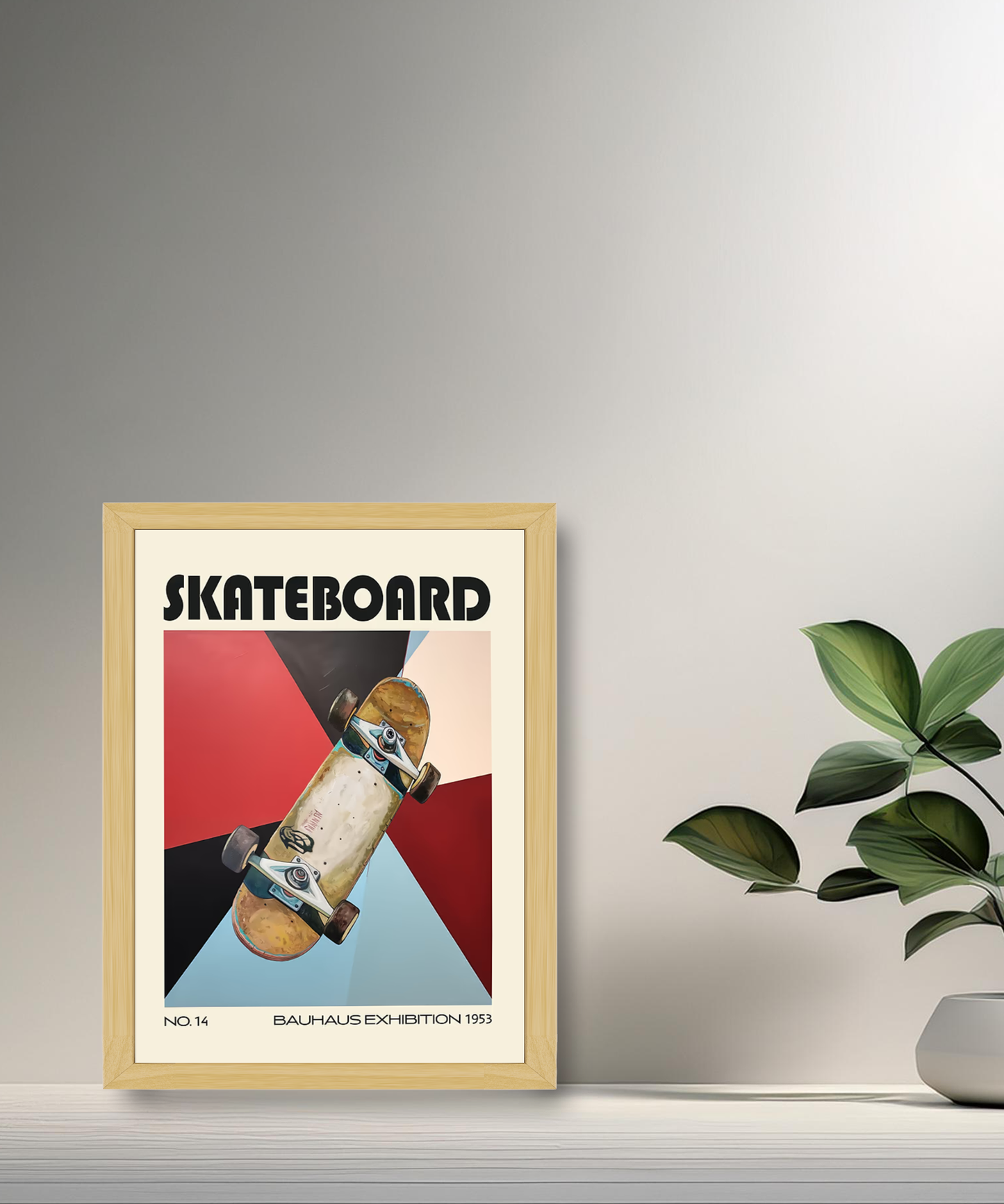 Cadre photo Bauhaus Skateboard